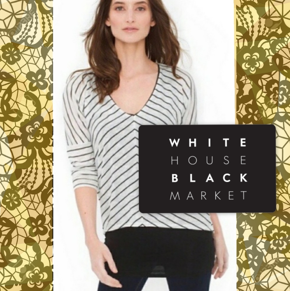NWOT White House Black Market Layered Tunic